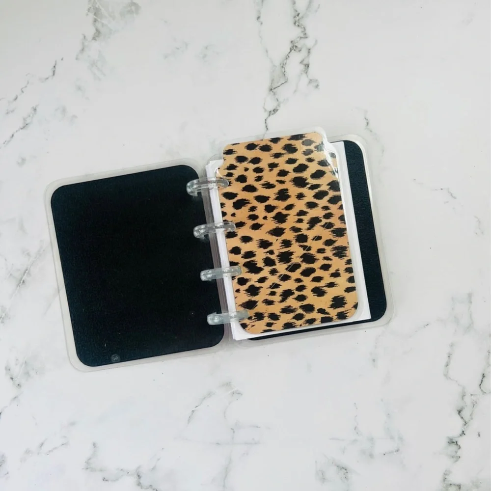 Happy planner Micro notes size undated weekly layout fierce leopard cheetah